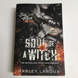 Harley Laroux Soul of a Witch Final Book 3 Souls Trilogy Dark Romance Softback